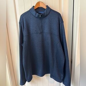 APT 9 Men’s Blue 1/4 Zip Pullover Long Sleeve Sweater Size XXL
